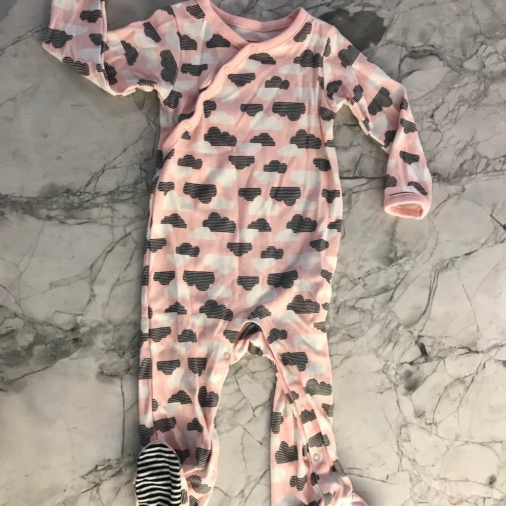 SKIP HOP Snap up Footed One-piece Pajama